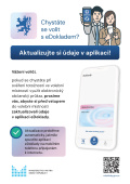 Obrázek s upozorněním na aktualizaci údajů v aplikaci eDoklady pro volby 